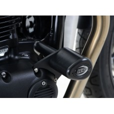 R&G Racing Crash Protectors - Aero Style for Triumph Bonneville T100 '17-18/T120 '16-18, Street Cup '17-18 & Street Twin/Thruxton 1200 '16-18
